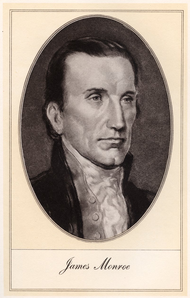 James Monroe, fünfter Präsident der Vereinigten Staaten, frühes 20. Jahrhundert von Gordon Ross