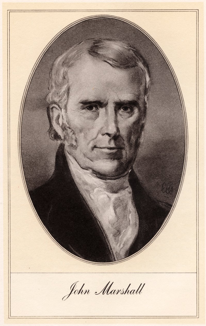 John Marshall, amerikanischer Staatsmann und Jurist, frühes 20. Jahrhundert von Gordon Ross