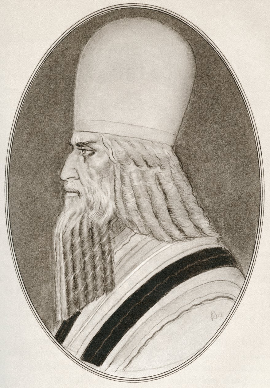 Zoroaster, auch bekannt als Zarathustra, Zarathushtra Spitama oder Ashu Zarathushtra, aus Living Biographies of Religious Leaders von Gordon Ross