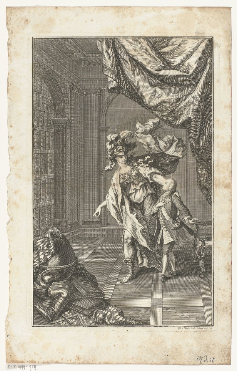 Maximilian III Joseph begleitet von Minerva von Gottfried Bernhard Götz