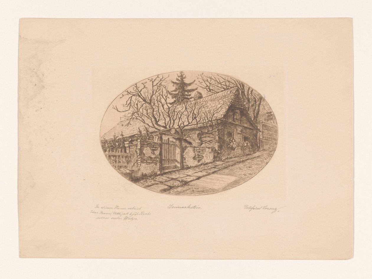 Dreimarkstein von Gottfried Lorenz (signed by artist)