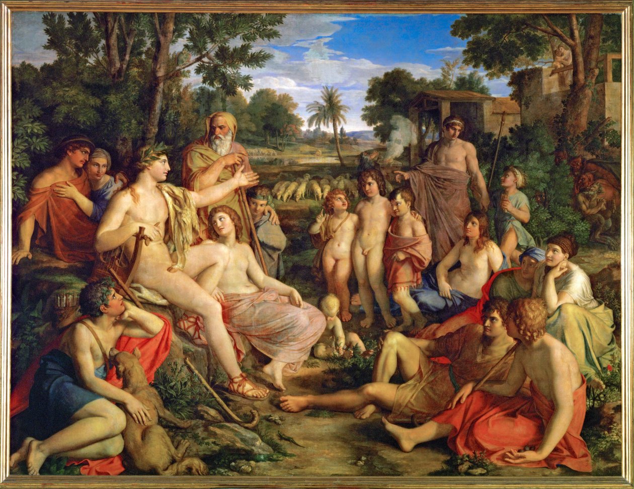 Apollo unter den Hirten von Gottlieb Schick