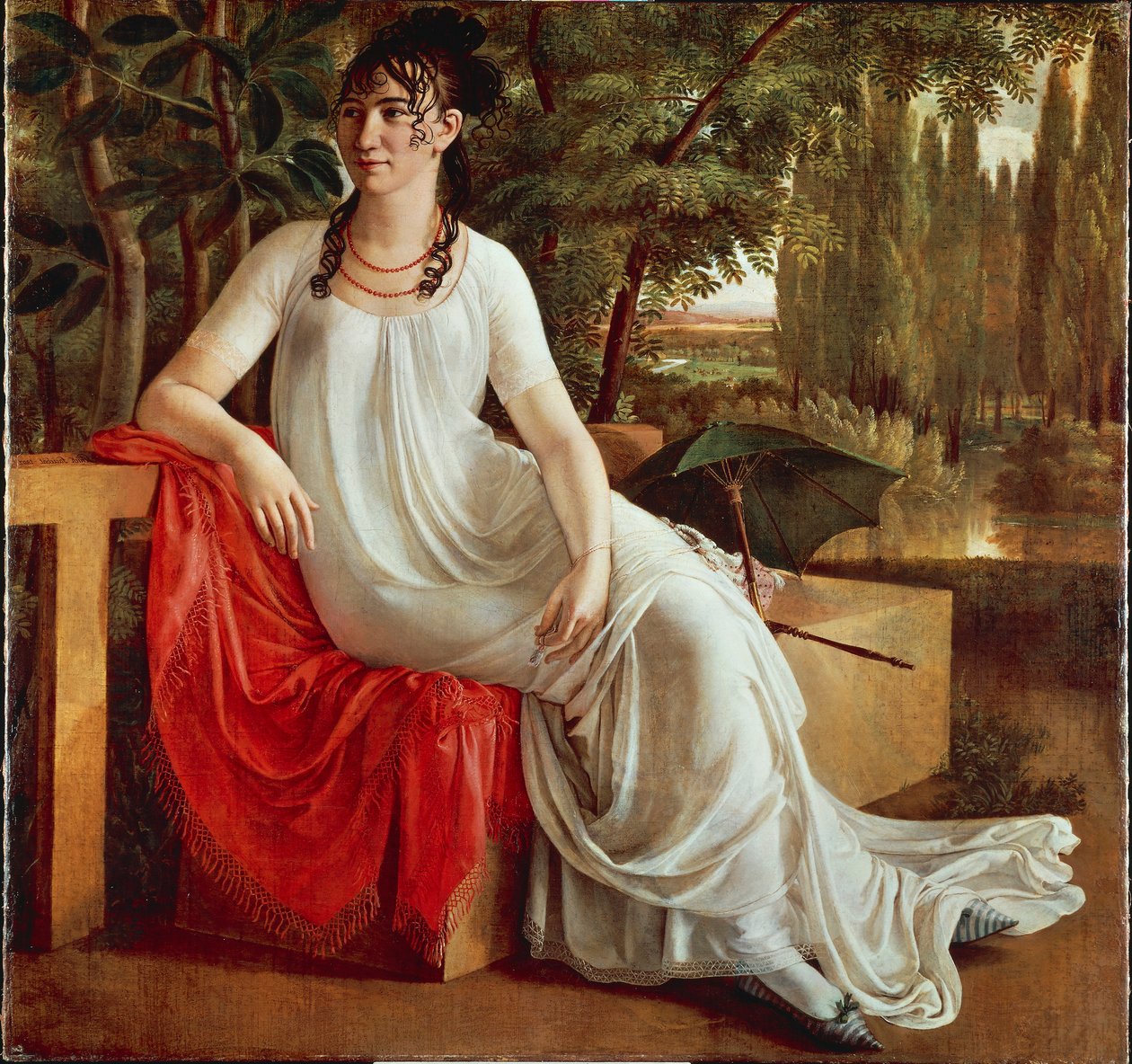 Frau Wilhelmine von Cotta, von Christian Gottlieb Schick von Gottlieb Schick