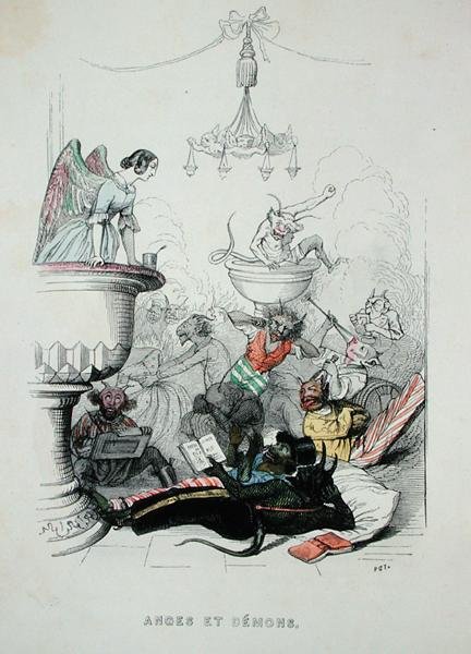 Engel und Dämonen, Illustration aus 