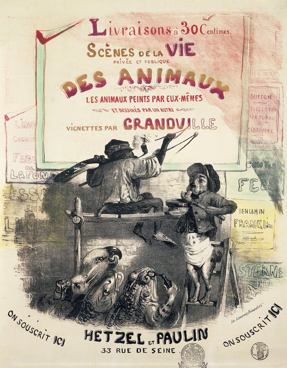 Szenen aus dem Leben der Tiere von Grandville