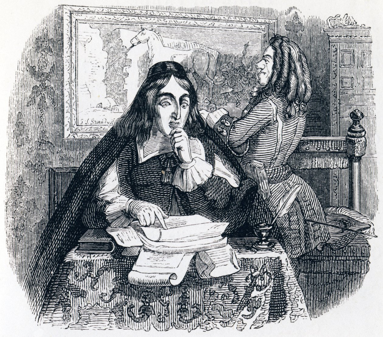Gegen diejenigen mit schwierigem Geschmack - Fabeln von La Fontaine von Grandville