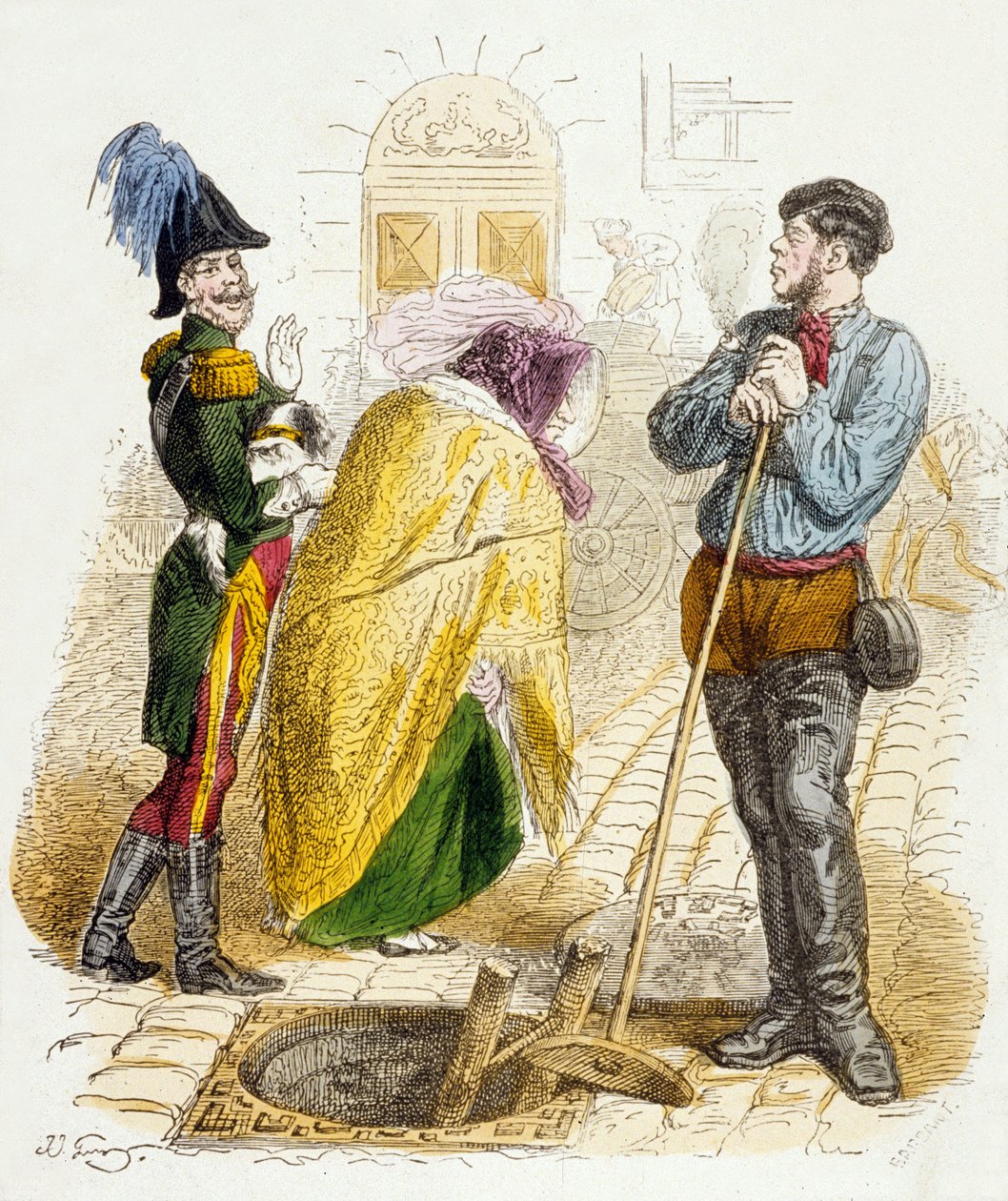 Jeder Beruf hat seinen Wert, aus 100 Sprüchen von Grandville (1803 47)