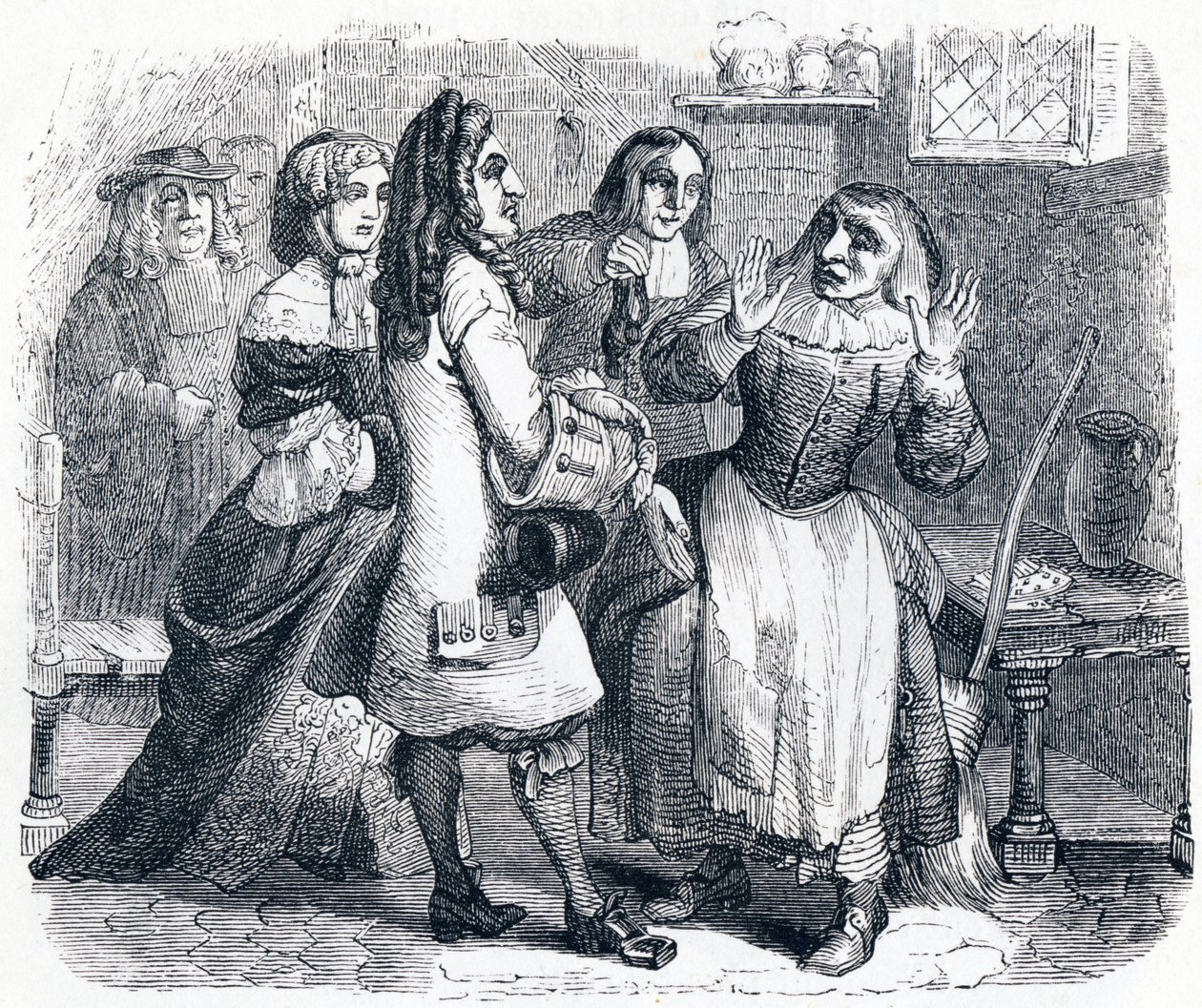 Wahrsagerinnen - Fabeln von La Fontaine von Grandville