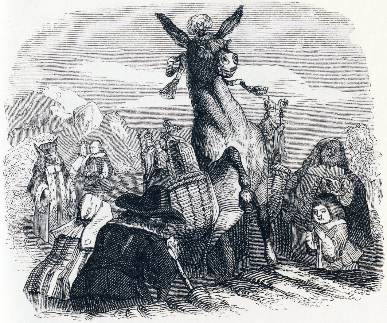 Der Esel, der Reliquien trägt (L