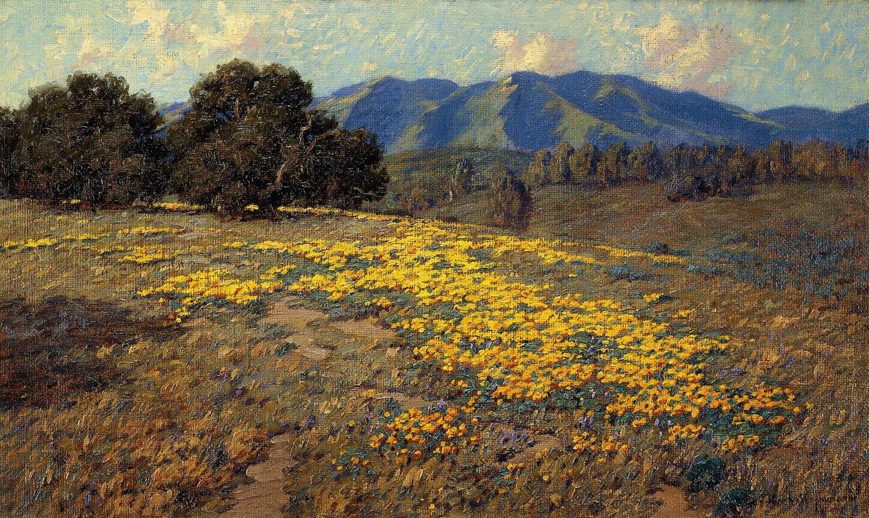 Kalifornische Mohnblumen von Granville Redmond
