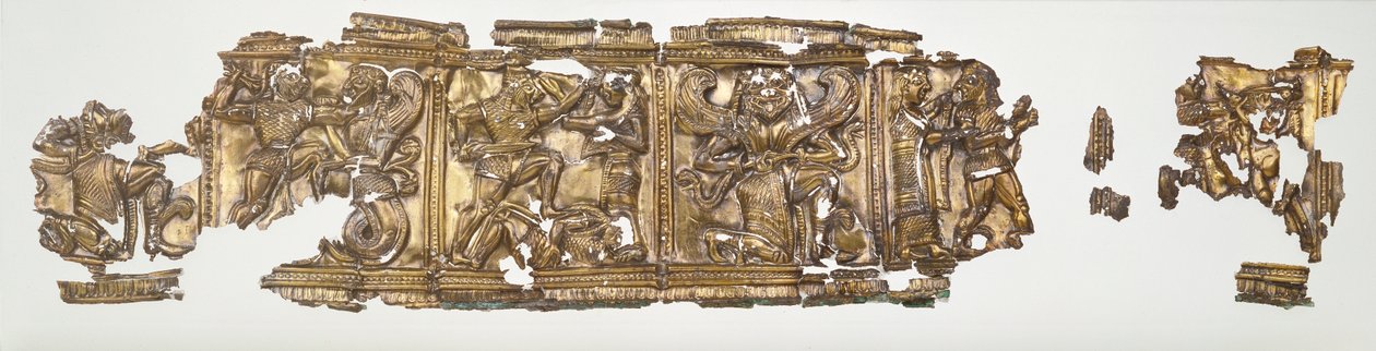 Relieffragment, ca. 540-30 v. Chr. von Greek