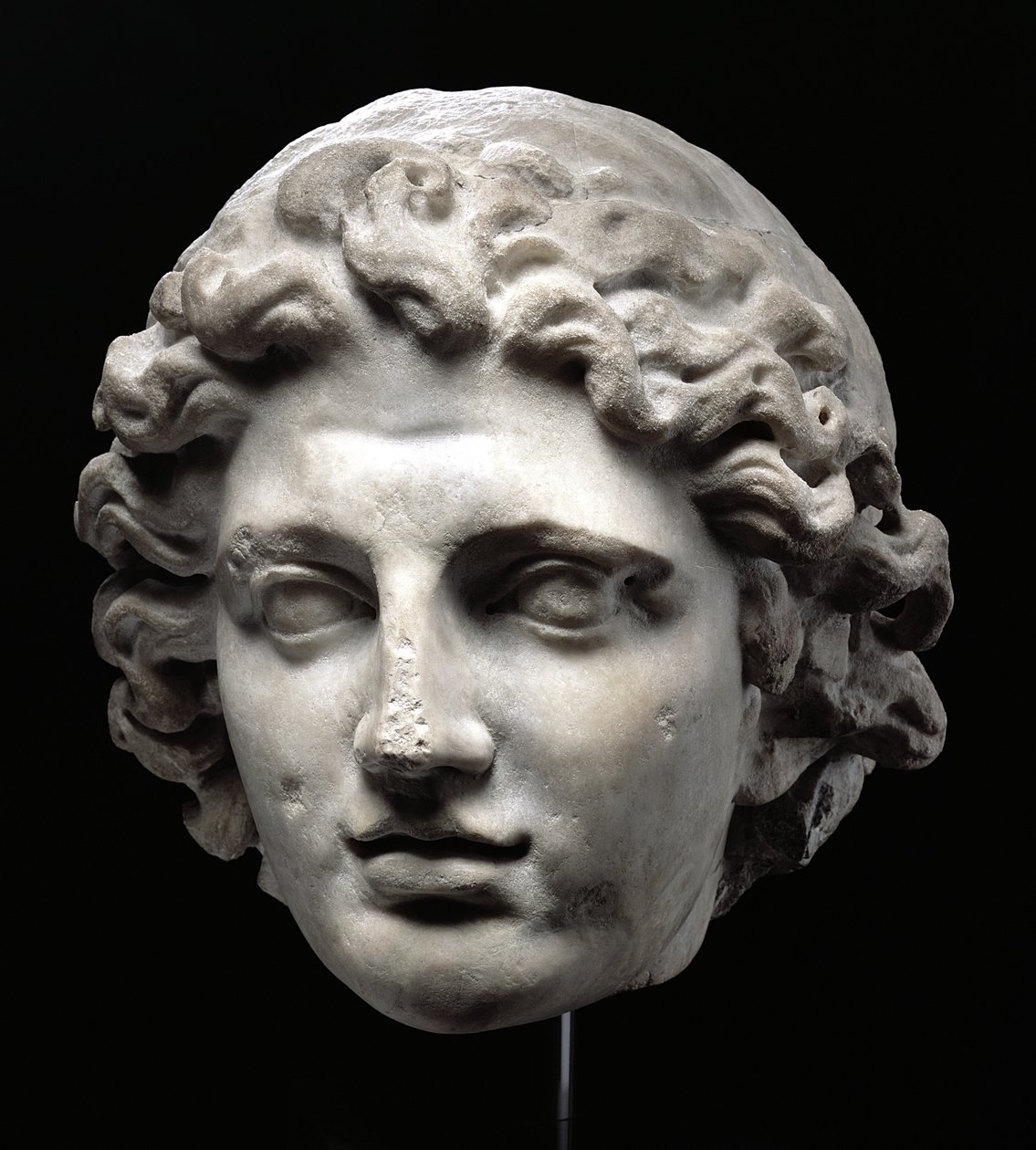 Kolossaler Kopf von Alexander dem Großen von Greek