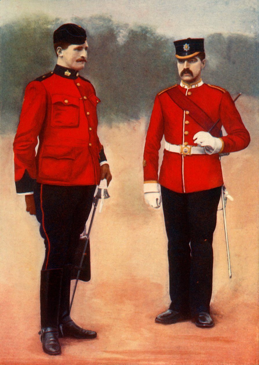 West Surrey Adjutant und East Surrey Sergeant-Major, 1901 von Gregory and Co