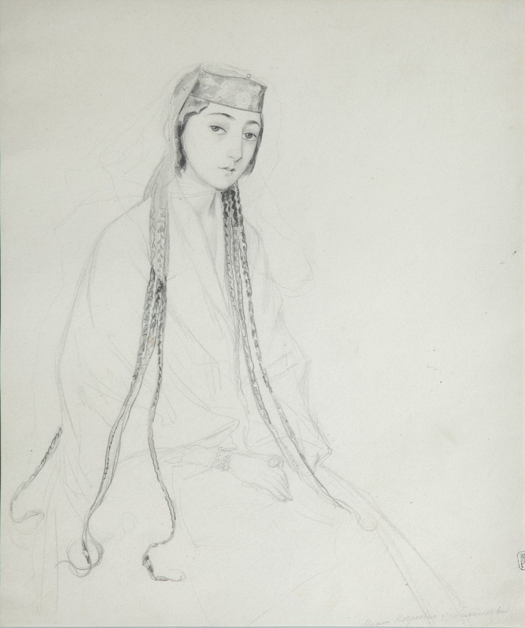 Porträt von Prinzessin Maria Maiko Orbeliani 1818-1849, 1840-1842 von Grigori Grigorevich Gagarin