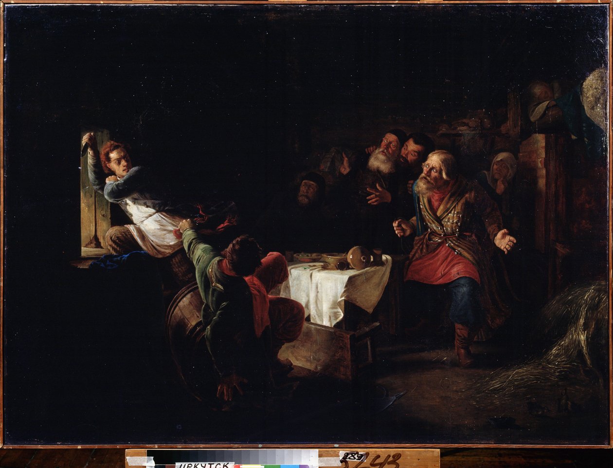 Die Flucht des falschen Dimitri von Grigori Grigoryevich Myasoedov