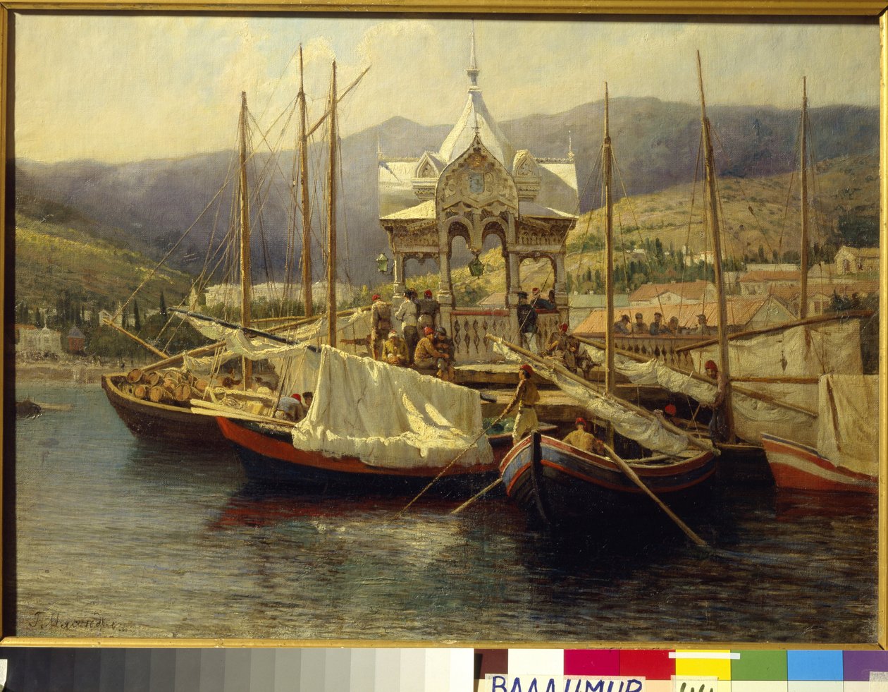 Der Hafen von Jalta (Ukraine) von Grigoriy Myasoyedov