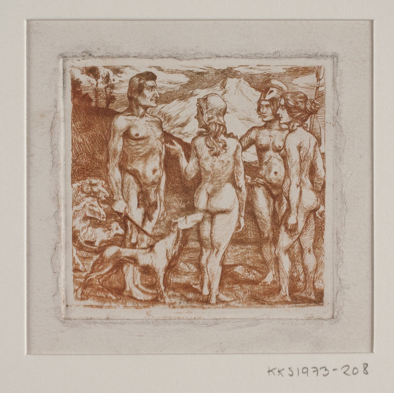 Das Urteil des Paris von Gudmund Hentze