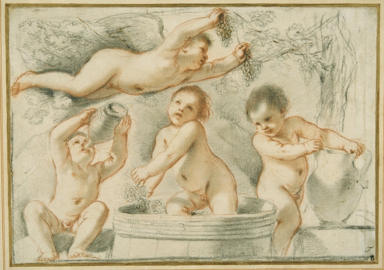 Allegorie des Weinbaus von Guercino