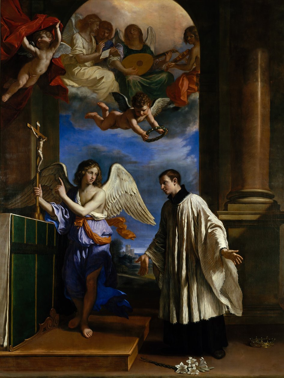 Die Berufung des Heiligen Aloysius Luigi Gonzaga, ca. 1650 von Guercino