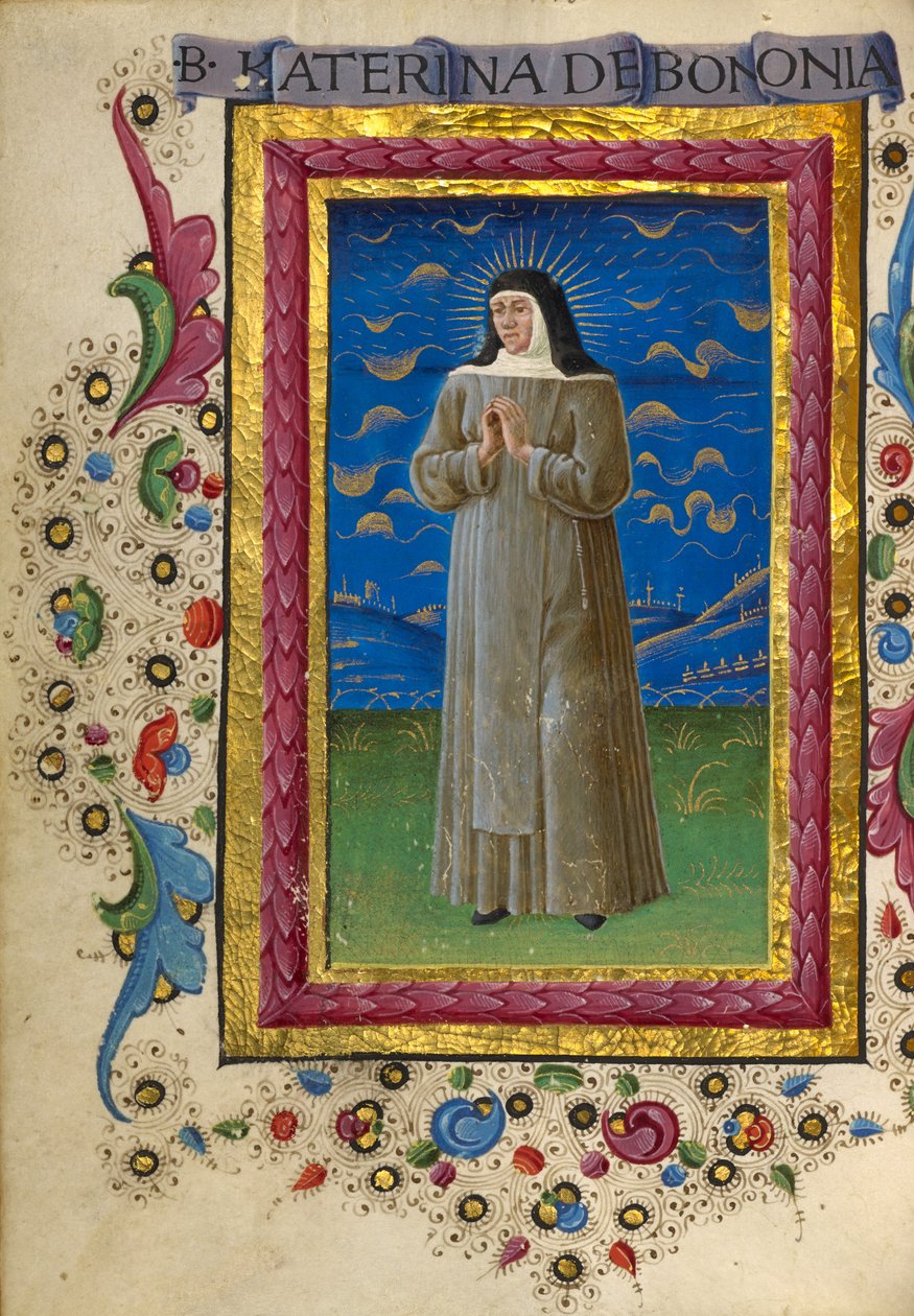Heilige Katharina von Bologna von Guglielmo Giraldi