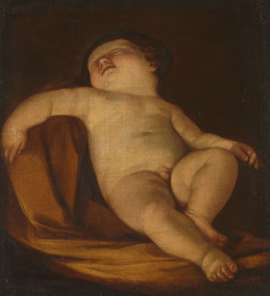 Schlafender Putto von Guido (after) Reni