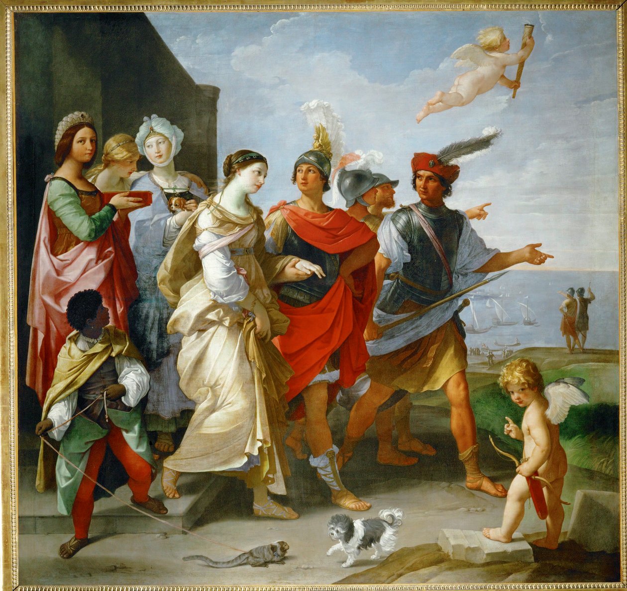 Die Entführung der Helena von Guido (follower of) Reni