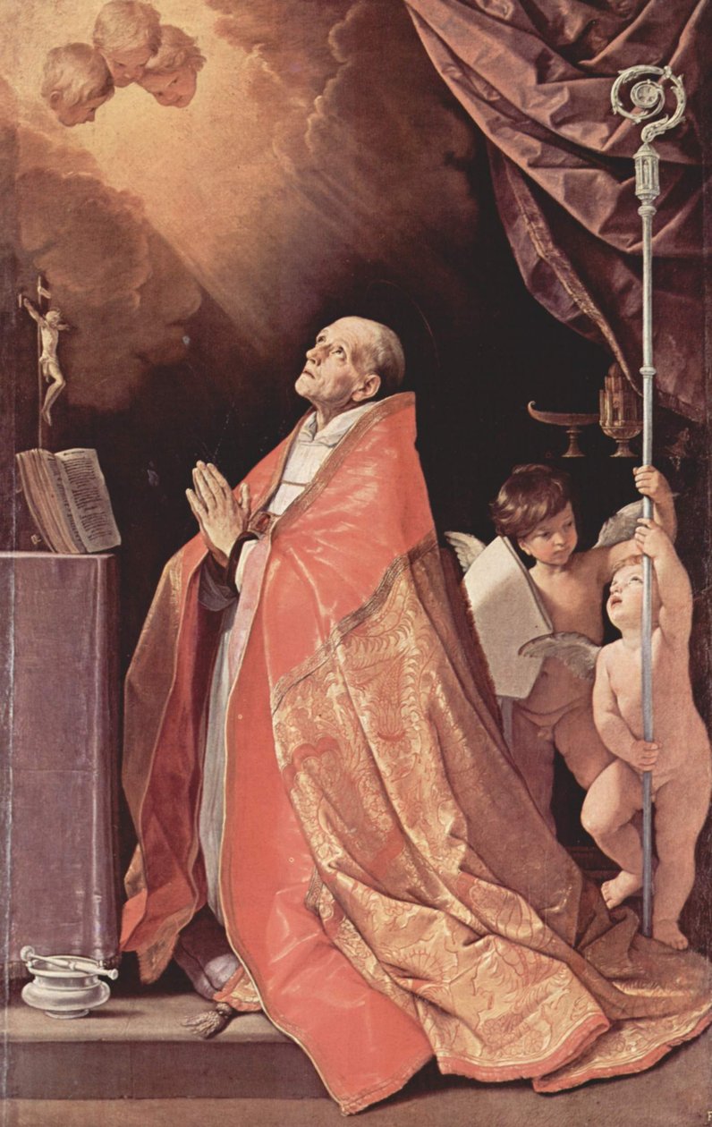 Hl. Andreas Corsini im Gebet von Guido Reni