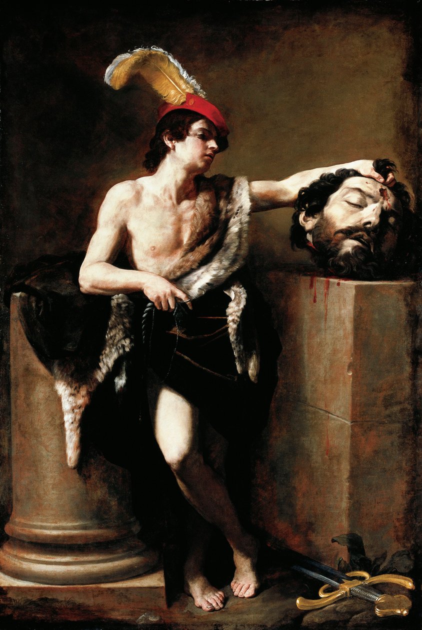 David mit dem Kopf von Goliath von Guido Reni