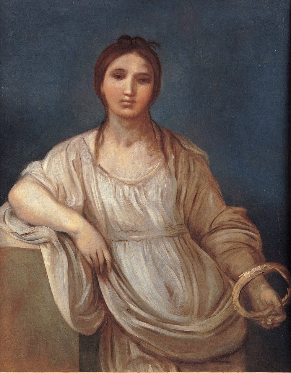 Porträt eines Mädchens mit Krone von Guido Reni