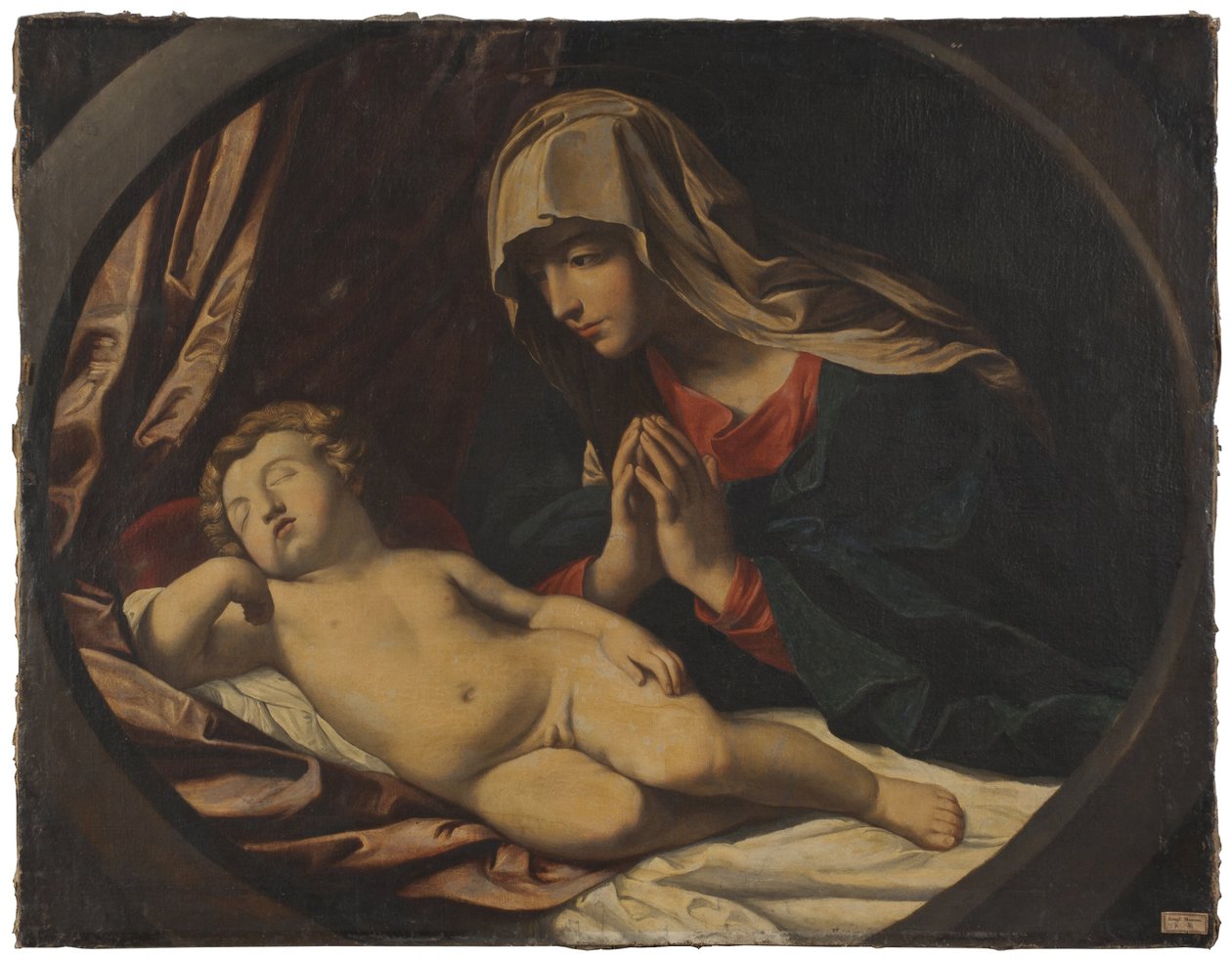 Die Jungfrau und das schlafende Kind von Guido Reni