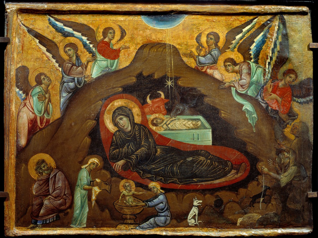 Die Geburt Christi von Guido da Siena