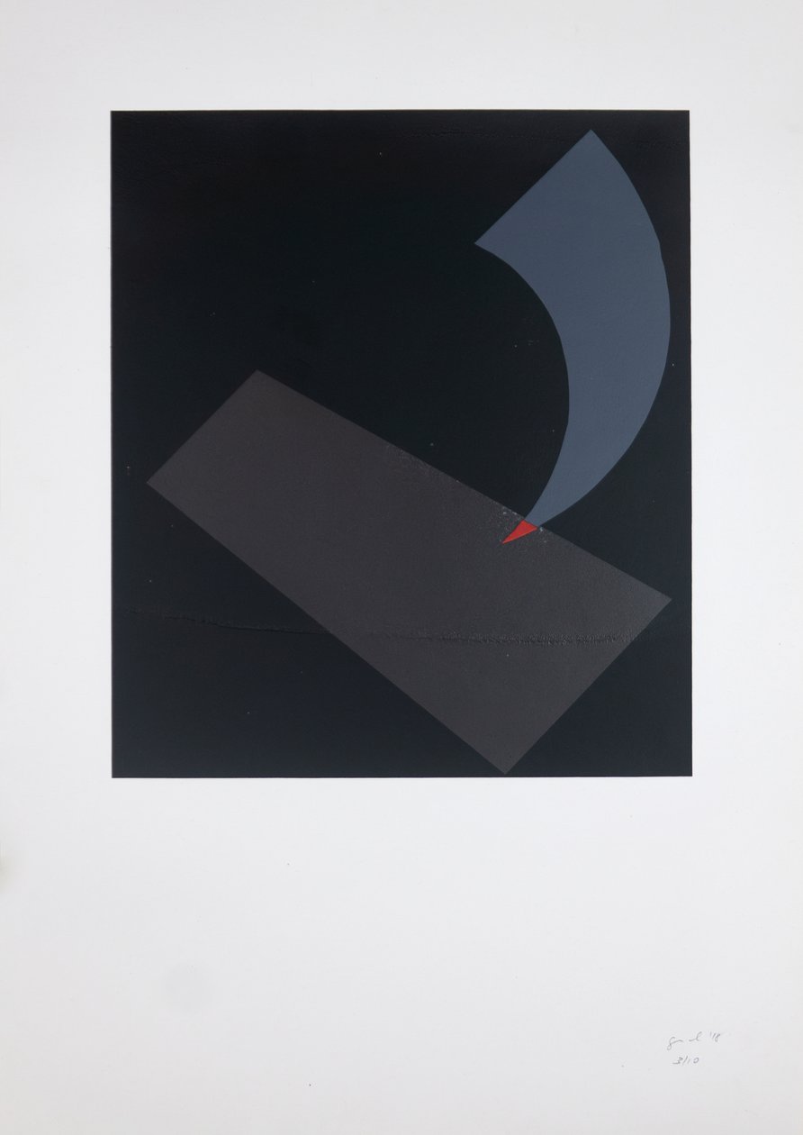 Prometheus Wunde im Siebdruck, 2018 von Guilherme Pontes