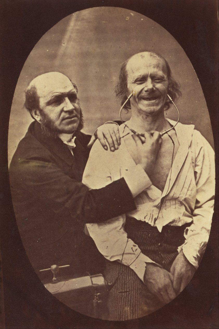 Mechanismus der menschlichen Physiognomie oder elektro-physiologische Analyse des Ausdrucks der Leidenschaften von Guillaume Benjamin Armand Duchenne de Boulogne