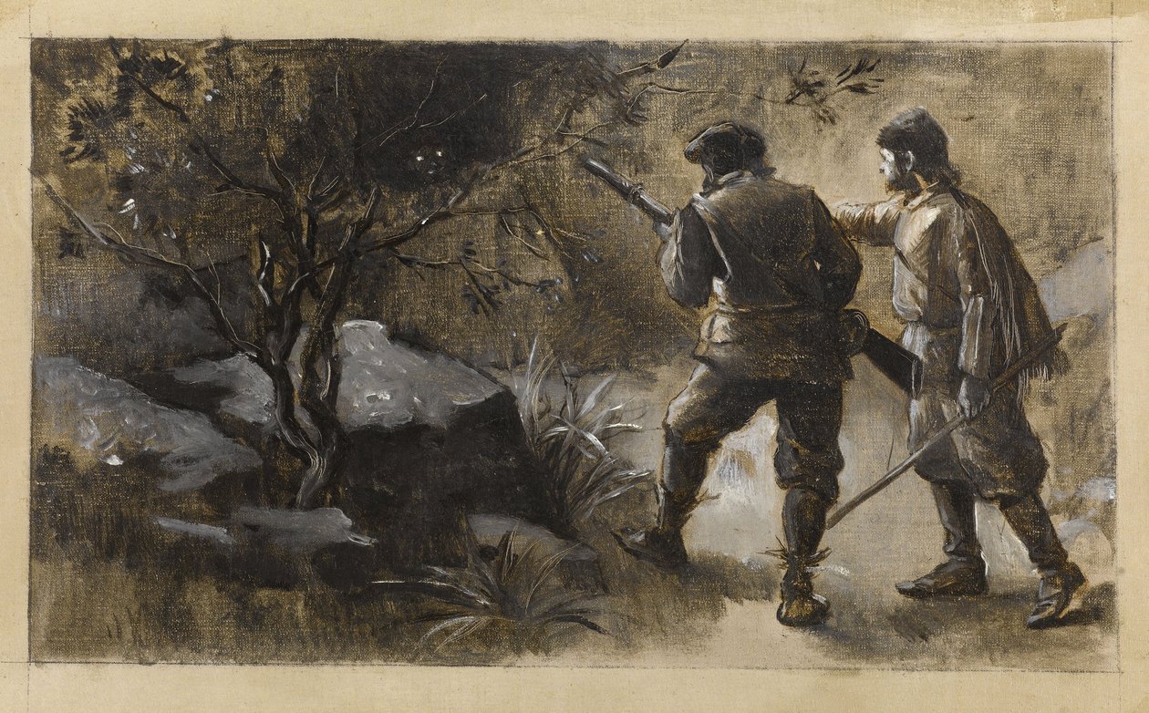 Kennybol und Guldon Stayper, ca. 1889 von Guillaume Albert Demarest
