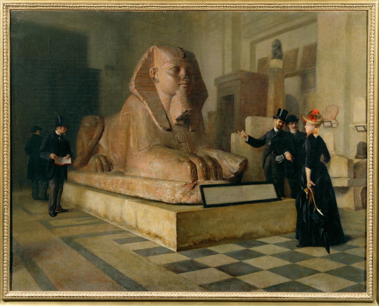 Ägyptische Halle im Louvre von Guillaume Larrue