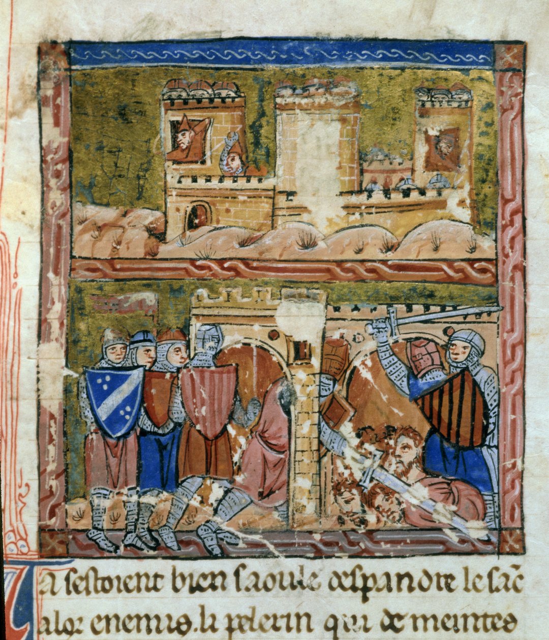 Miniaturgeschichte der Übersee - Meer von Guillaume von Tyrus von Guillaume de Tyr