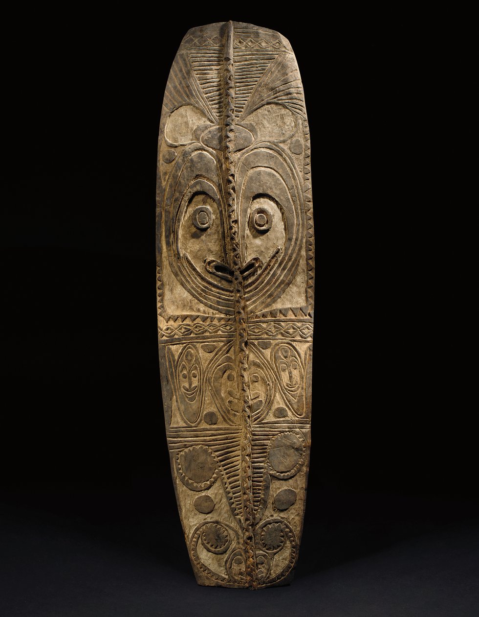 Ovaler Ost-Sepik-Schild, Wogamusin oder April River von Guinean New