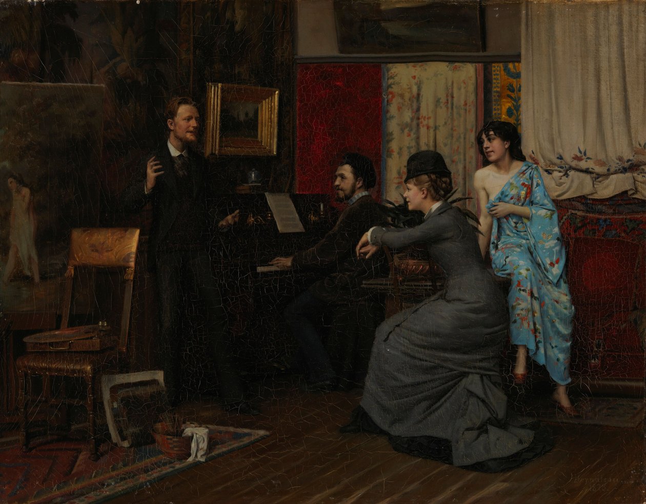 Musik im Studio von Gunnar Berndtson