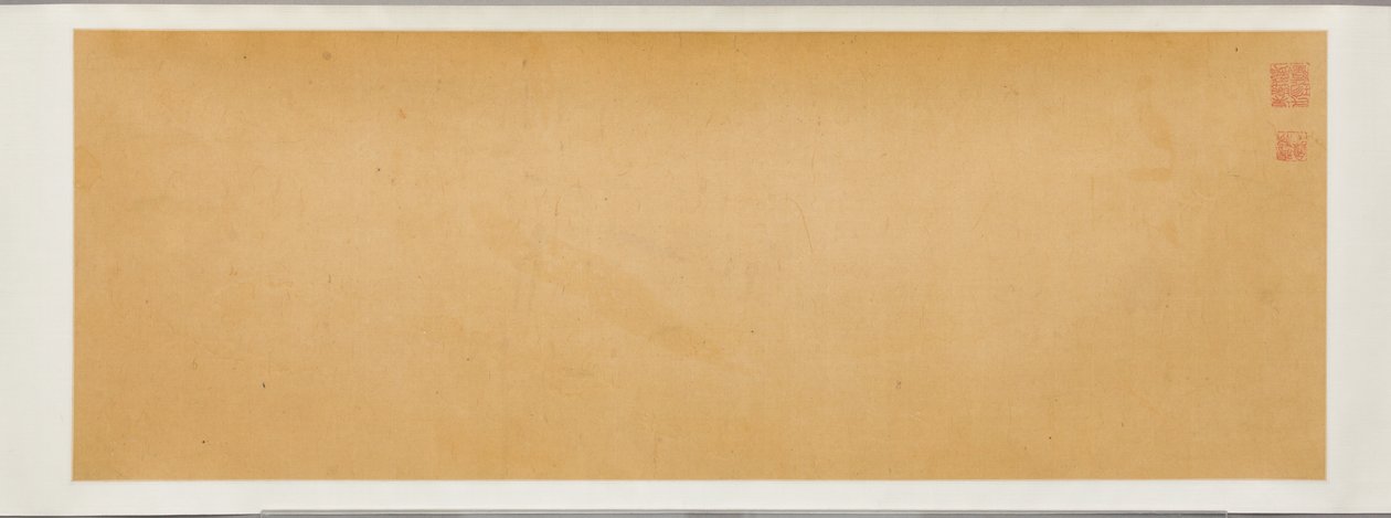 Landschaft mit Fischer und Gedicht (Tinte auf Papier) von Guo Xu Guo Xu