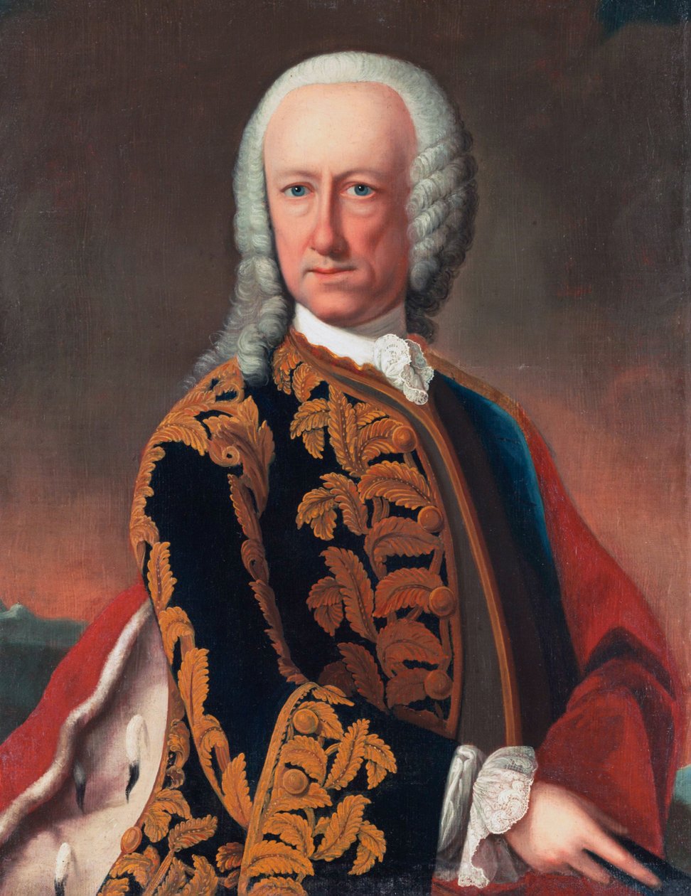 Porträt von Wilhelm Landgraf von Hessen-Philippsthal-Barchfeld (1692 - 1761) von Gustav Altmöller