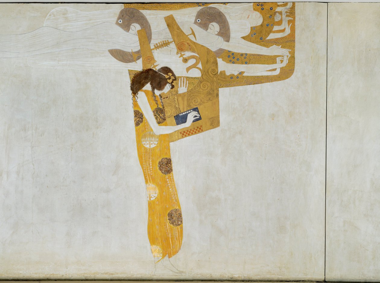 Beethovenfries, Allegorie der „Poesie“ 1902 von Gustav Klimt