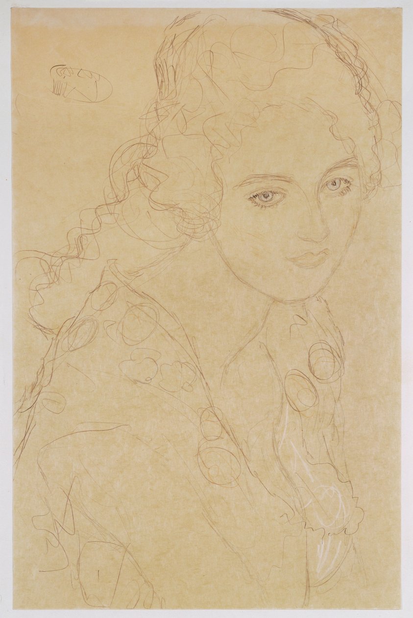 Studie für das Gemälde Porträt Ria Munk III von Gustav Klimt