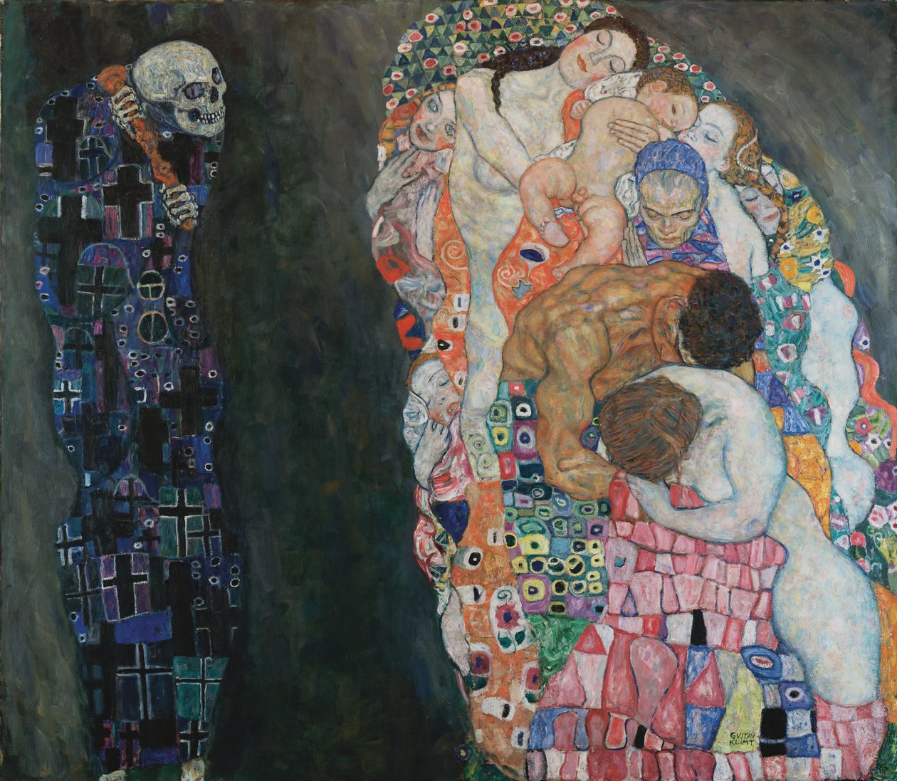 „Tod und Leben“ von Gustav Klimt