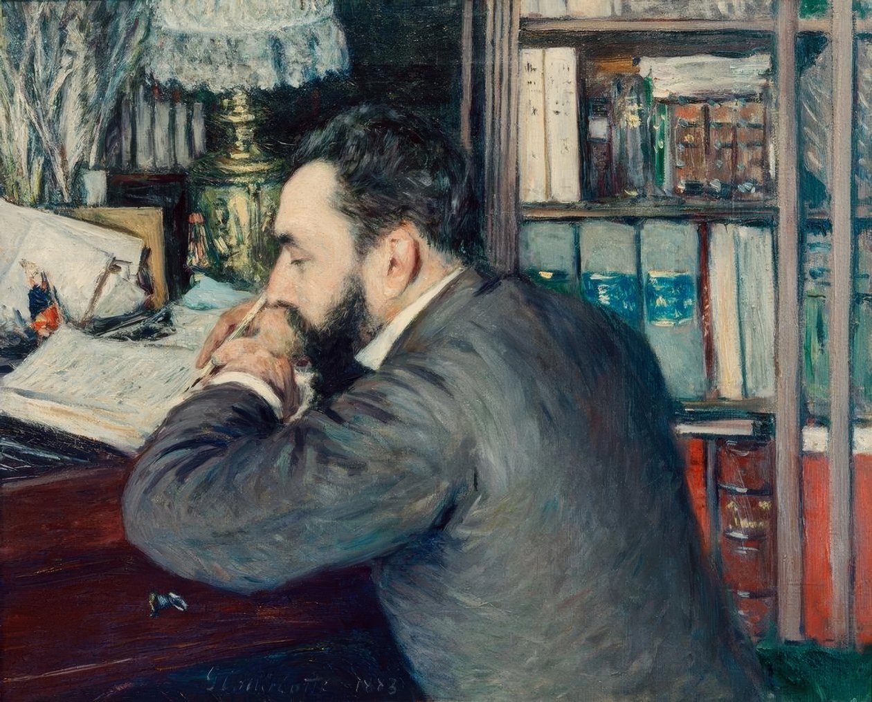 Henri Cordier von Gustave Caillebotte