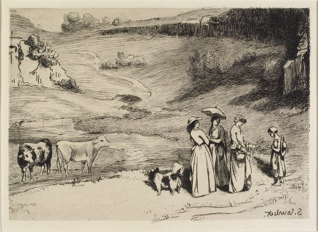 Les Demoiselles de Village, 1867 von Gustave Courbet