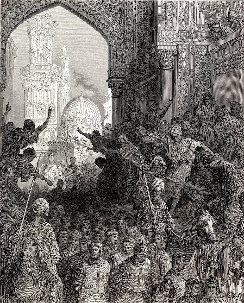 Ankunft in Kairo von Gefangenen aus München, Illustration aus 