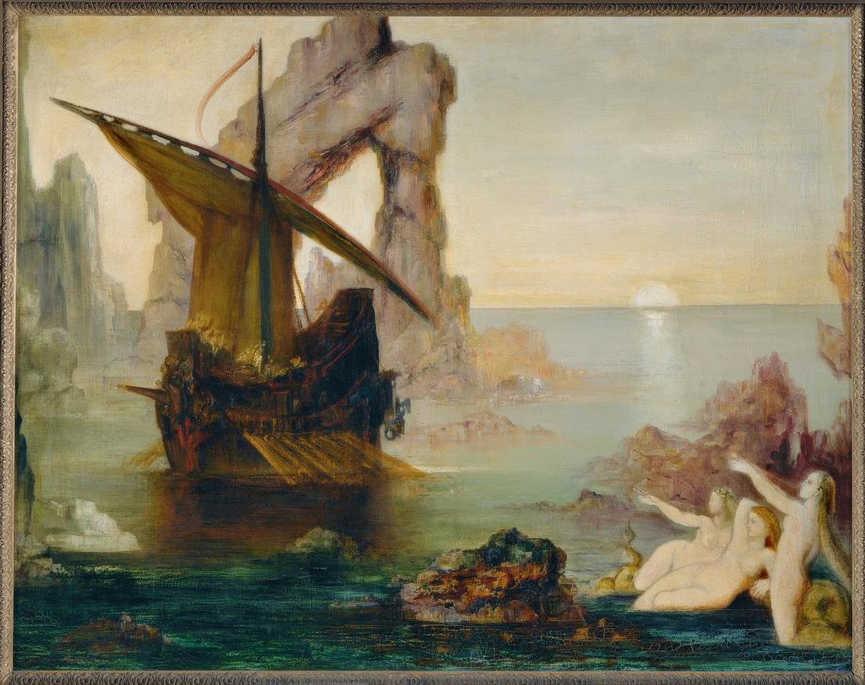 Die Sirenen (Odysseus und die Sirenen) von Gustave Moreau