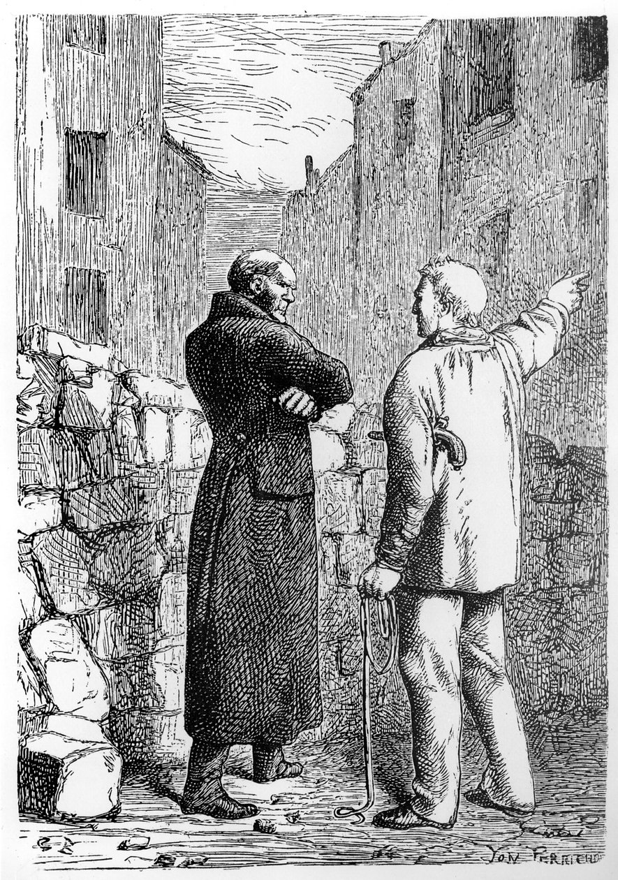 Jean Valjean rächt sich, Illustration aus 