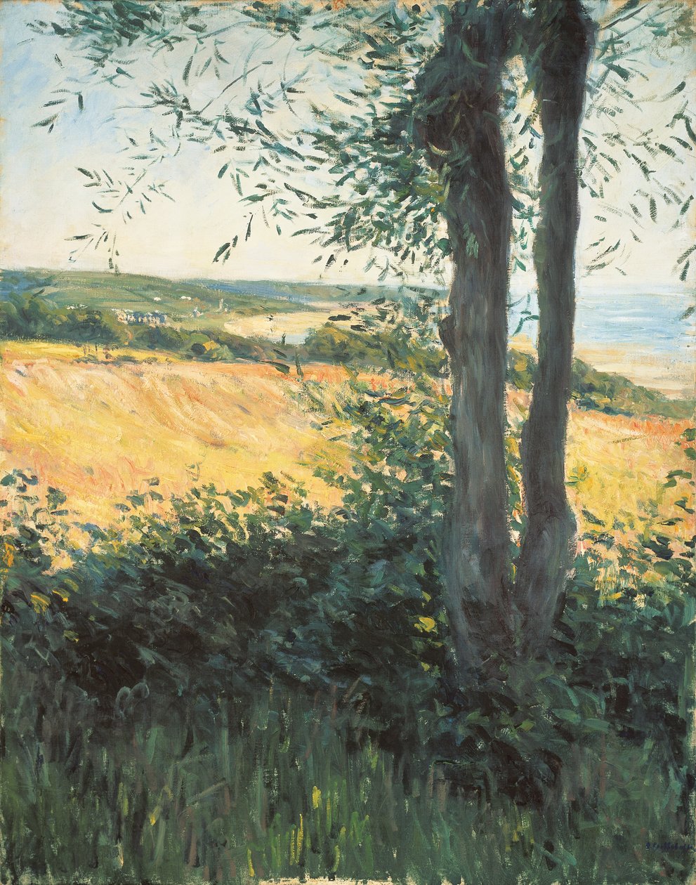 Am Meer, Normandie, 1884 von Gustave Caillebotte