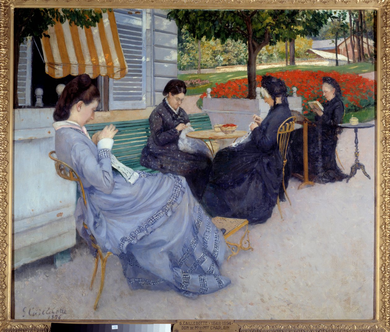Ländliche Porträts (nähende Frauen). Gemälde von Gustave Caillebotte (1848-1894) von Gustave Caillebotte